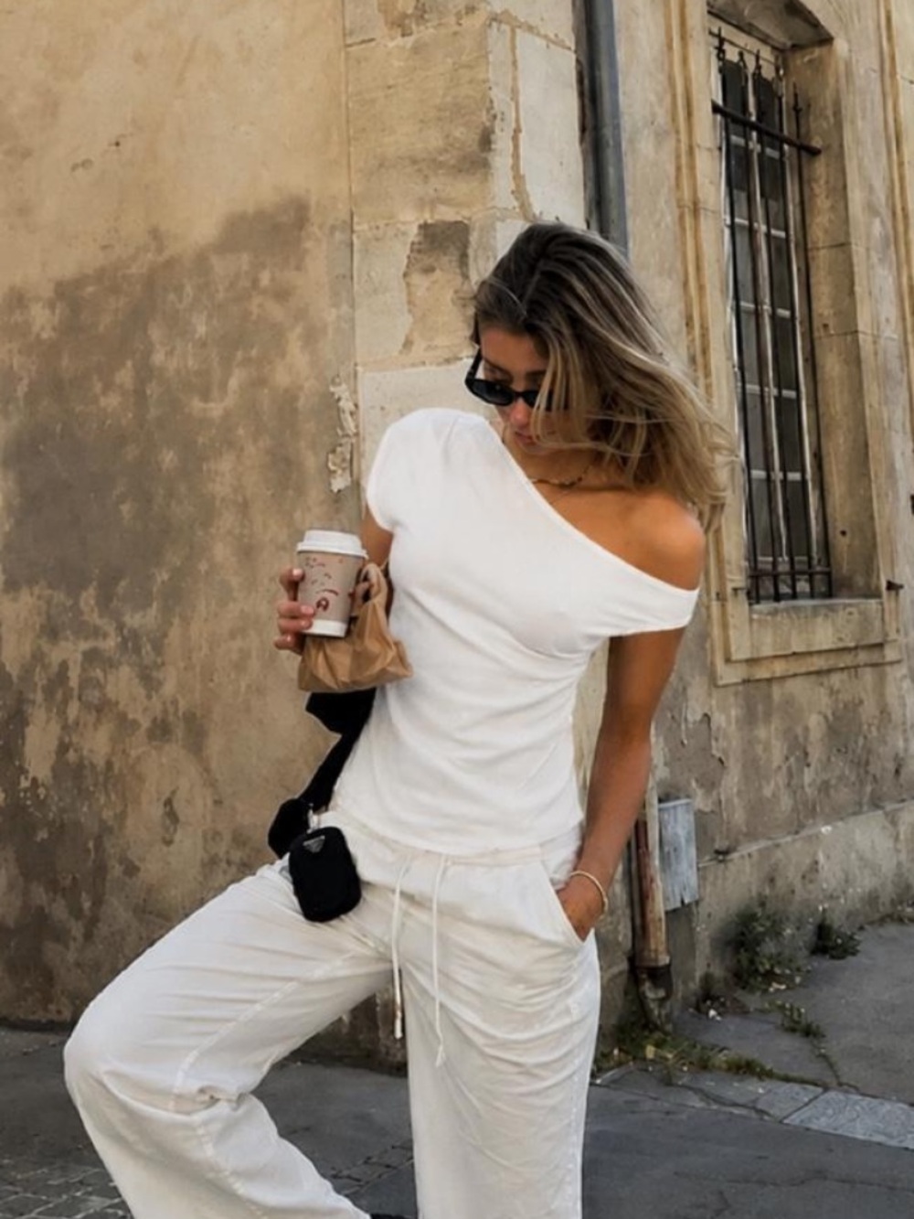 Princess Polly Asymmetrical Linen Top